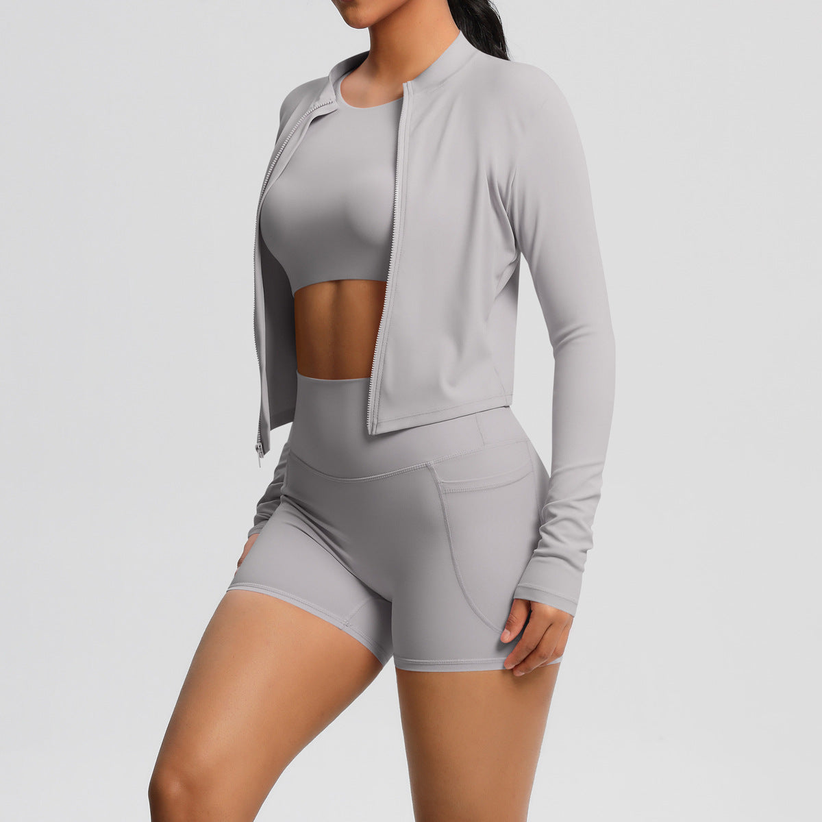 A three-piece athletic set