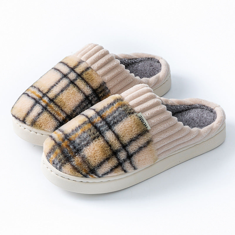 Plush Non-Slip Indoor Slippers
