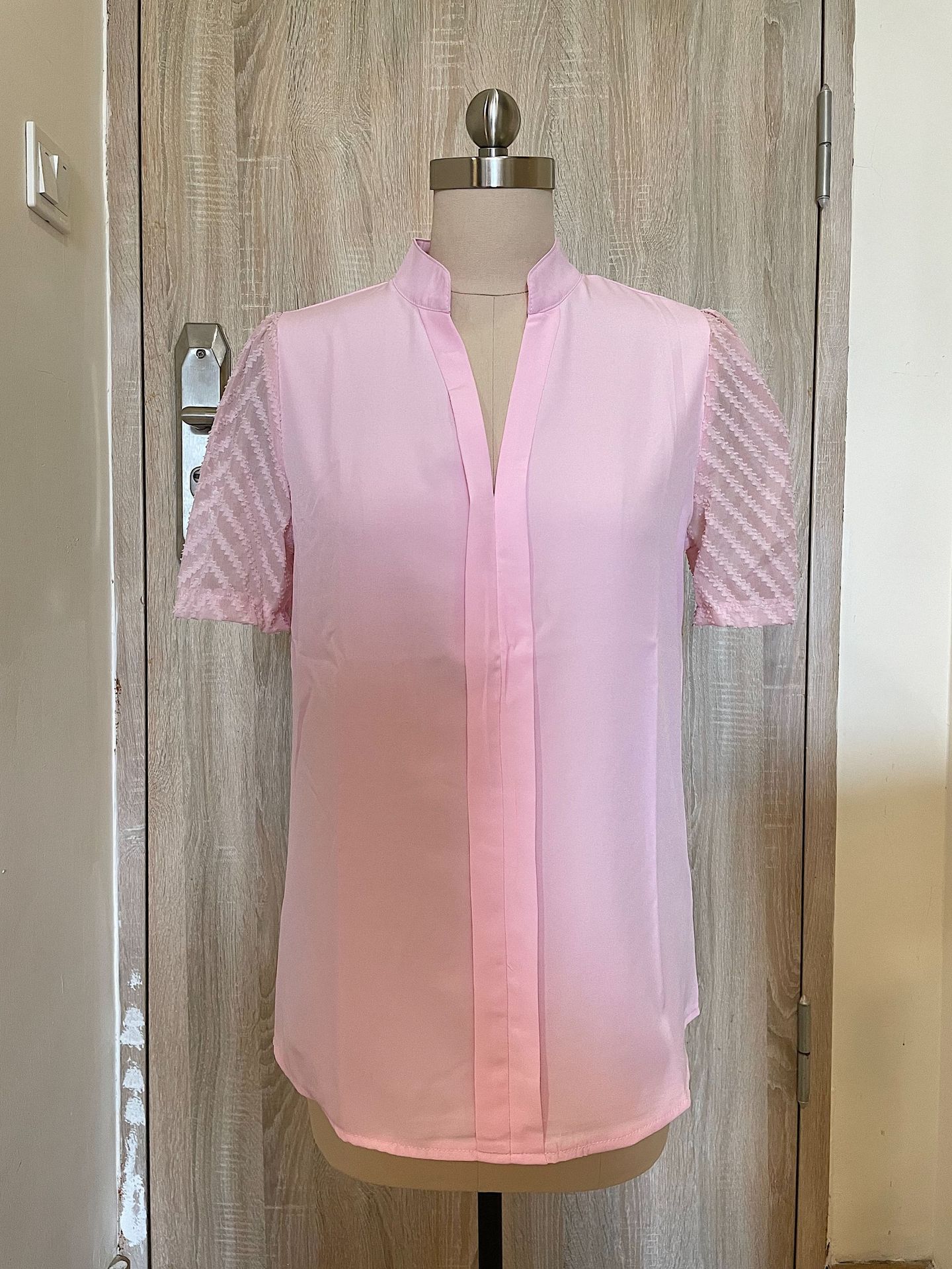 Color Short Sleeve V-neck T-shirt Shirt Casual Women's