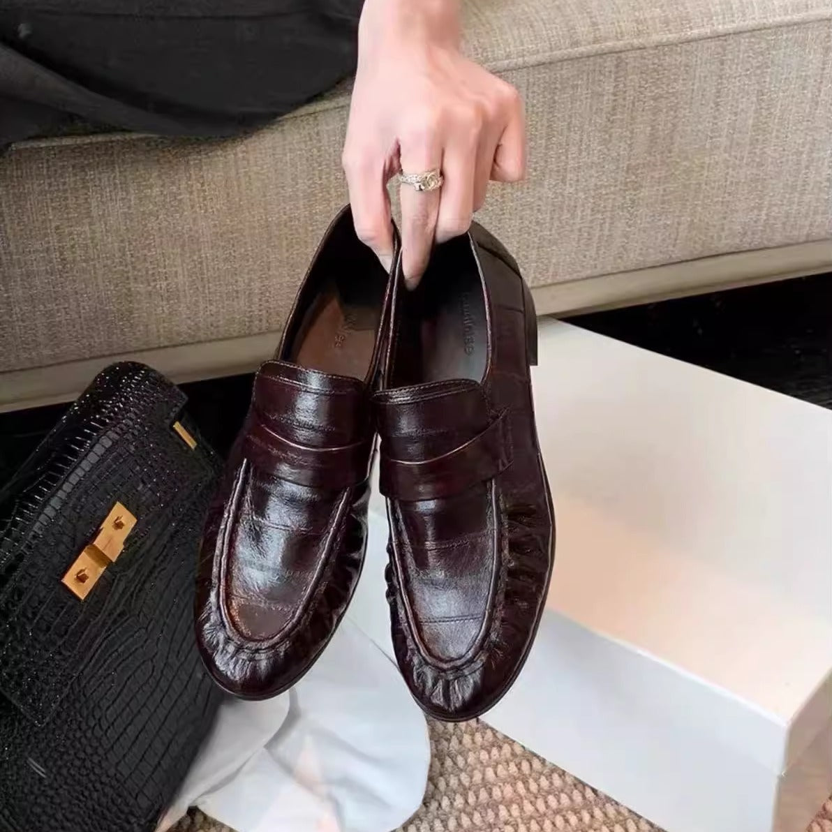 Sheepskin Flat shoes