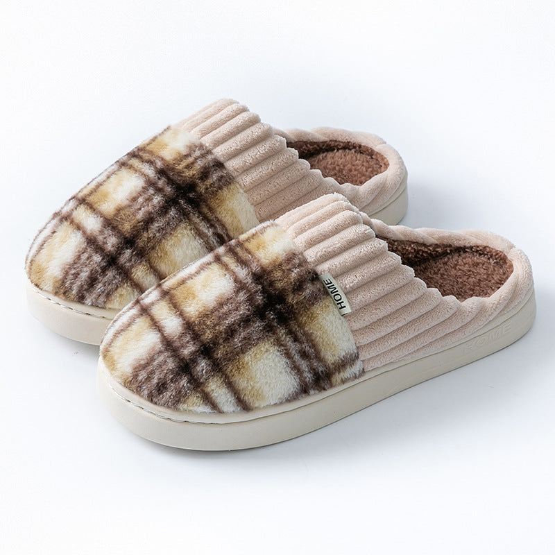Plush Non-Slip Indoor Slippers