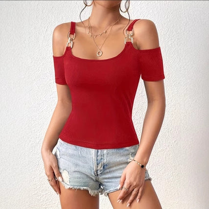 Summer American Niche Outer Wear Short Chic Sports Top Hot Girl