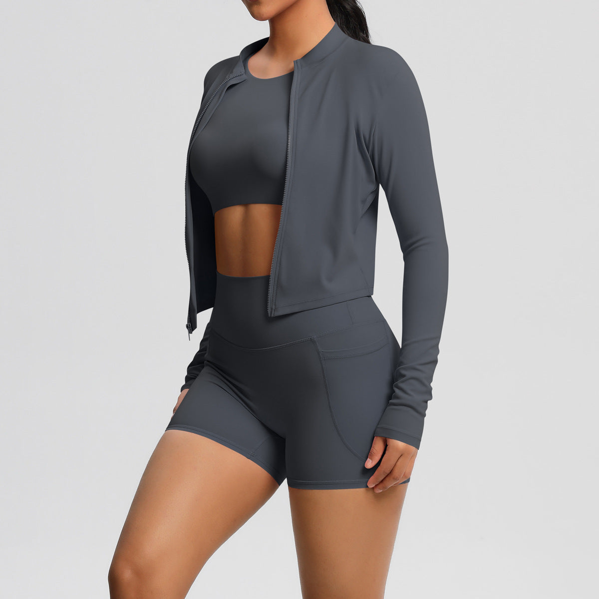 A three-piece athletic set
